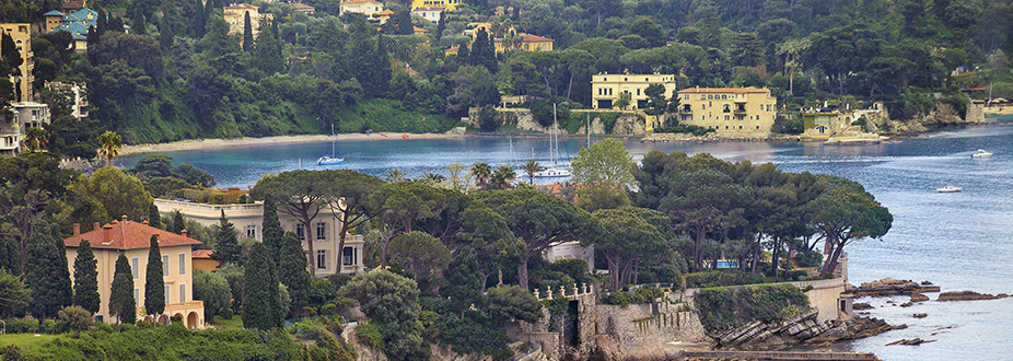 Aerial picture from Beaulieu-sur-mer village