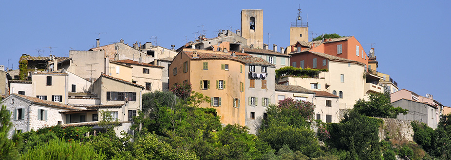 Biot town panoramic picture