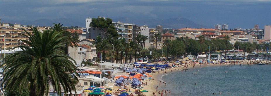 Golfe Juan's Beach