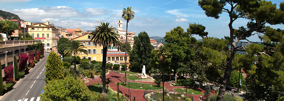 Grasse's garden and heritage buildings