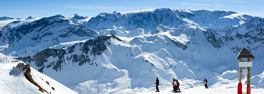 Meribel Ski station slopes