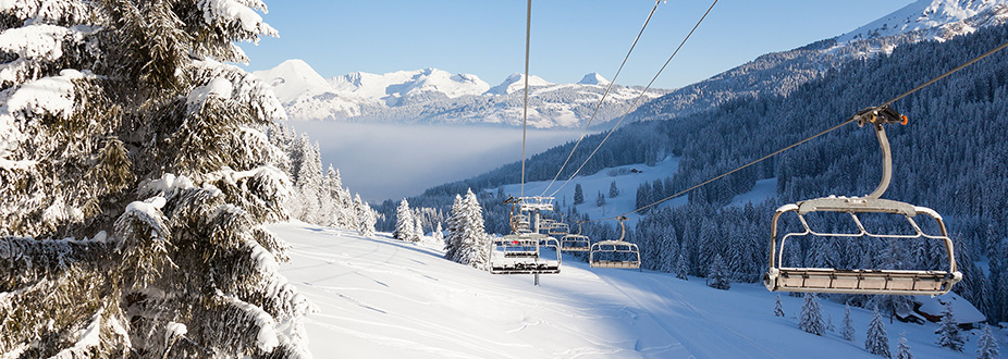 chairlift at Morzine's ski station