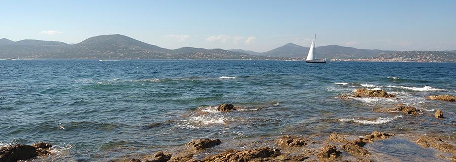 Coast at St-Maxime's town