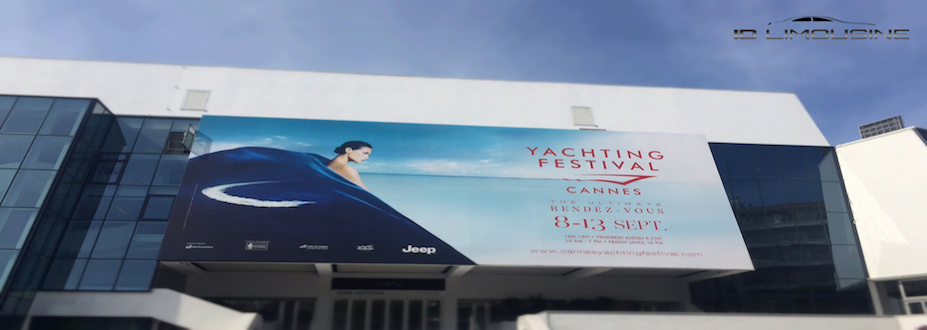 Yachting Cannes festival entrance poster