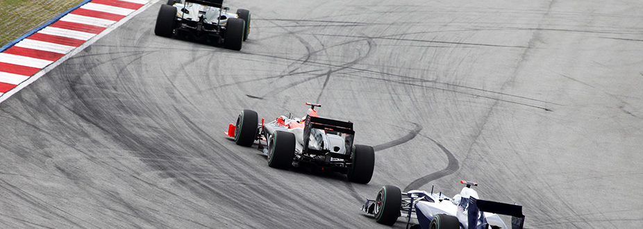 Formula 1 racing cars